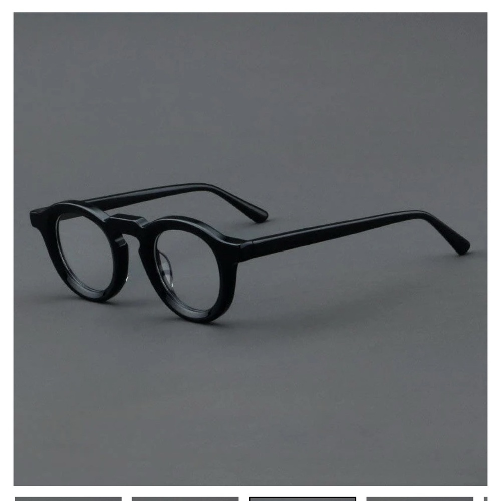 JOLLYNOVA Gage Retro Round Acetate glasses frames NEW